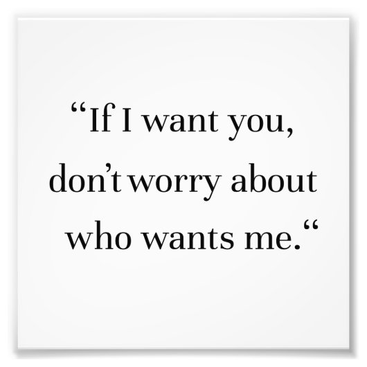 Loyalty Love Relationship Partnership Saying フォトプリント (正面)