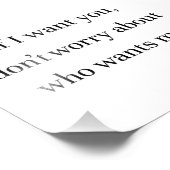 Loyalty Love Relationship Partnership Saying フォトプリント (角)