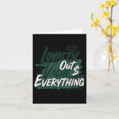 Loyalty Outvalues Everything Streetware Urban  カード (黄色い花)