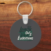 Loyalty Outvalues Everything Streetware Urban  キーホルダー (正面)