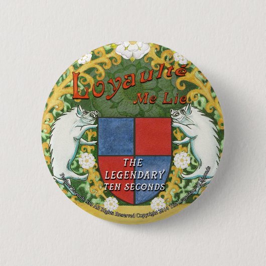 Loyaulté私うそのバッジ 缶バッジ (正面)