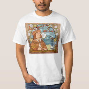 Loyaulte私白いうそXLの男性のTシャツ Tシャツ