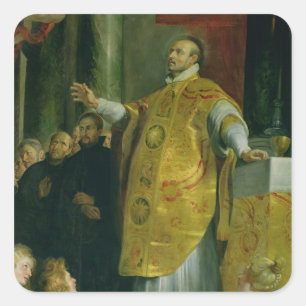 LoyolaのSt Ignatiusの視野 スクエアシール