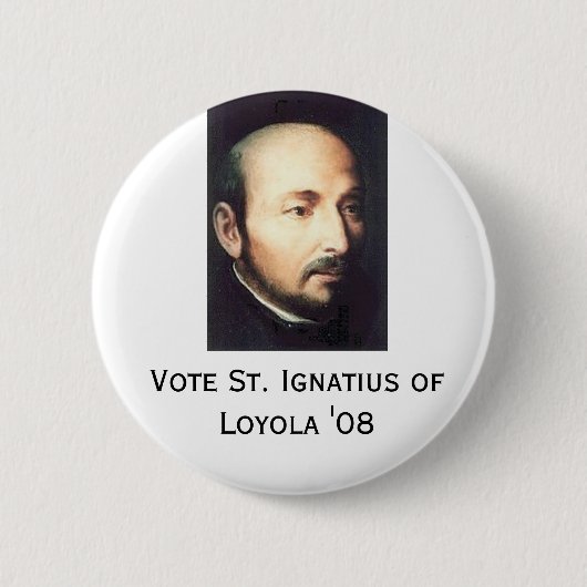 Loyola 「08のSt Ignatius 缶バッジ (正面)