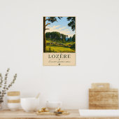 Lozère – Forests – Vintage Travel Poster ポスター (キッチン)