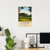 Lozère – Forests – Vintage Travel Poster ポスター (ホームオフィス)