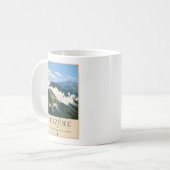 Lozère – Mountains Clouds – Vintage Mug コーヒーマグカップ (正面左)