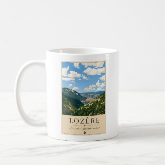 Lozère – Valleys – Vintage Mug コーヒーマグカップ (左)