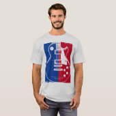 LPのギターのワイシャツ Tシャツ (正面フル)