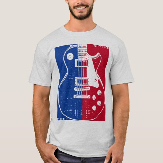 LPのギターのワイシャツ Tシャツ (正面)