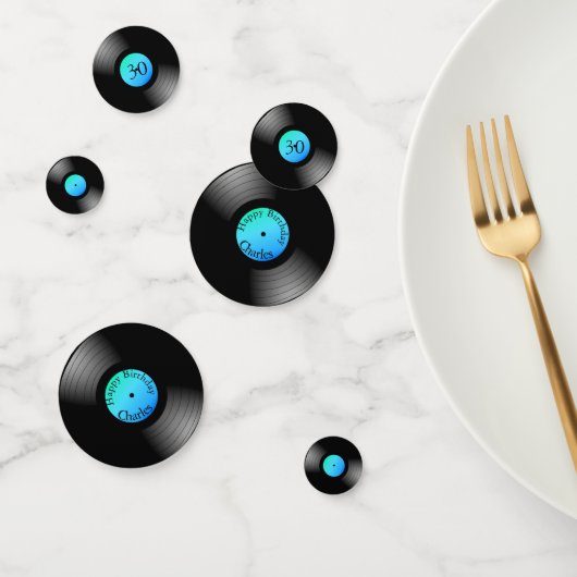 LPのレコードのパーソナライズな紙吹雪 コンフェッティ (グループ)