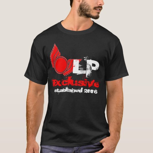 LPの独占的なスプレーのティー Tシャツ (正面)