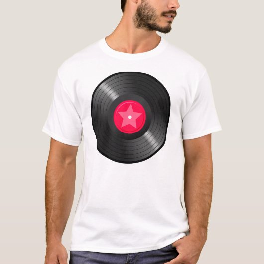 LPレコード Tシャツ (正面)