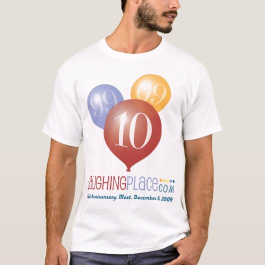 LP第10の記念日、前部または背部 Tシャツ (正面)