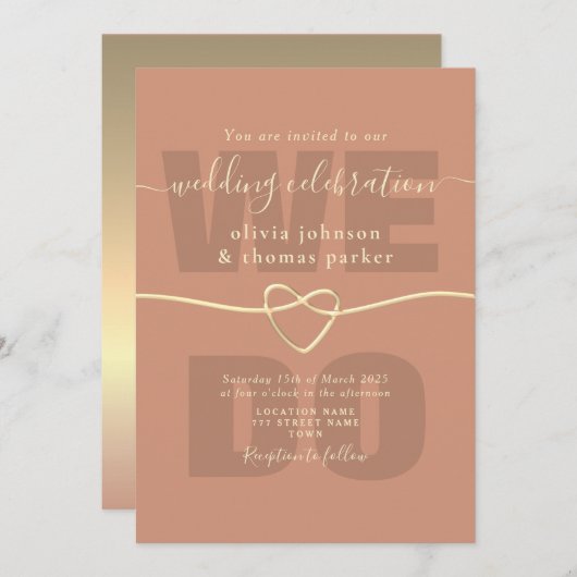 LP 招待状 (正面/裏面)