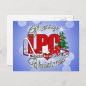 LPCのクリスマスによって認可される専門のカウンセラー シーズンポストカード (正面/裏面)