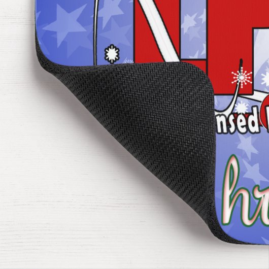 LPCのクリスマスによって認可される専門のカウンセラー マウスパッド (コーナー)