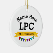 LPCギフトライセンスプロフェッショナルカウンセラー セラミックオーナメント (右)