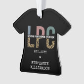 LPCライセンスカスタムプロフェッショナルカウンセラーのギフト オーナメント (正面)