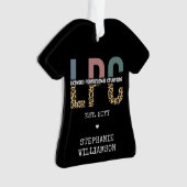 LPCライセンスカスタムプロフェッショナルカウンセラーのギフト オーナメント (正面)