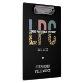 LPCライセンスカスタムプロフェッショナルカウンセラーのギフト クリップボード (右)