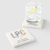 LPCライセンスカスタムプロフェッショナルカウンセラー ストーンコースター (横)