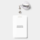 LPCライセンスカスタムプロフェッショナルカウンセラー バッジ (伸縮クリップ付きの裏面)