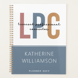 LPCライセンスカスタムプロフェッショナルカウンセラー プランナー手帳