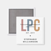 LPCライセンスカスタムプロフェッショナルカウンセラー マグネット (正面/裏面)