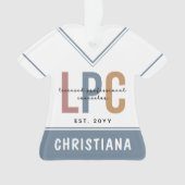 LPCライセンスパーソナライズされたプロフェッショナルカウンセラー オーナメント (正面)