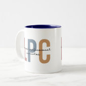 LPCライセンスプロフェッショナルカウンセラー ツートーンマグカップ (正面左)