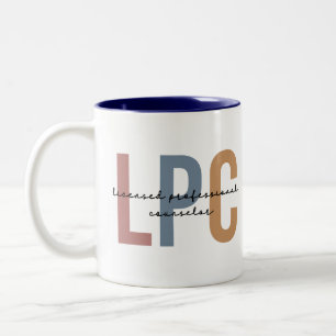 LPCライセンスプロフェッショナルカウンセラー ツートーンマグカップ