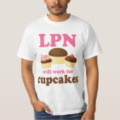 Lpnのおもしろいな認可された実用的なナース Tシャツ (正面)