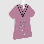 LPNのナースはオーナメントをごしごし洗います オーナメント (正面)