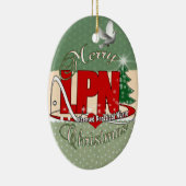 LPNクリスマスライセンス実用ナース セラミックオーナメント (右)