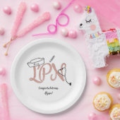 LPNバラ金ゴールドナース卒業パーティーデコール ペーパープレート (パーティー)