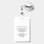 LPNモダンバッジ バッジ (裏面（伸縮クリップ）)