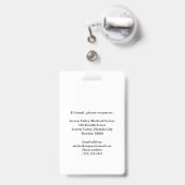 LPNユニークナースバッジ バッジ (裏面（伸縮クリップ）)