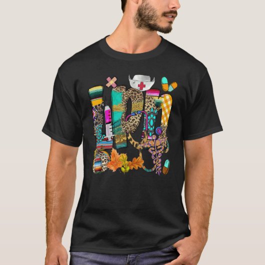 Lpnライセンス実用ナースヒョウ秋秋 Tシャツ (正面)