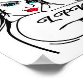 LPNライセンス実用ナースロージーライバータピン ポスター (角)