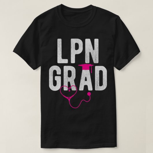 LPNライセンス実用ナース卒業Her 20 Tシャツ (デザイン正面)
