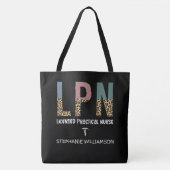 LPNライセンス実用ナース パーソナライズされた トートバッグ (正面)