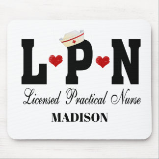LPNライセンス実用ナース マウスパッド