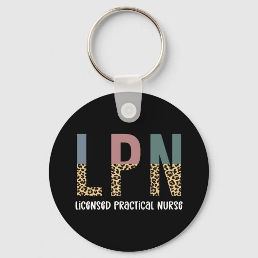 LPNライセンス実用ナースLPN卒業ギフト キーホルダー (正面)