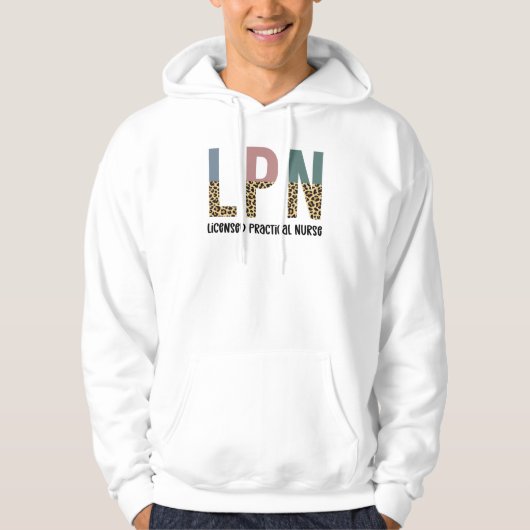 LPNライセンス実用ナースLPN卒業ギフト パーカ (正面)