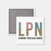 LPNライセンス実用ナースLPN卒業ギフト マグネット (正面/裏面)