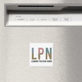 LPNライセンス実用ナースLPN卒業ギフト マグネット (インサイチュ (食洗機))