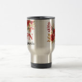 LPN水彩赤クリスマスグリーン卒業 トラベルマグ (中央)