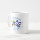 LPN看護師モットー コーヒーマグカップ (正面左)