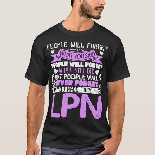 LPN誇りを持ったナースシャツ Tシャツ (正面)